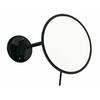 Wall mirror WC Magnifying Matte Black